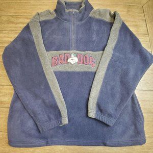VTG Big Dog sweater size L gray and navy blue colo